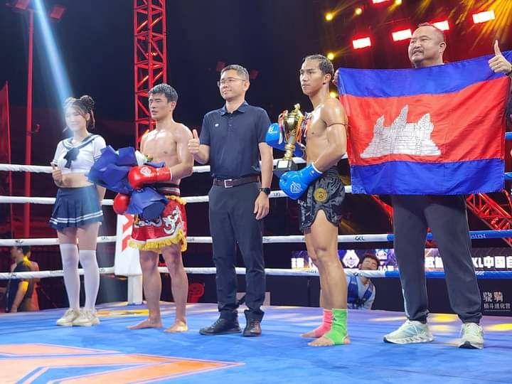 Moeun Mekhea emerged victorious against China’s Fang Kejin